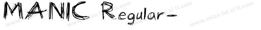 MANIC Regular字体转换